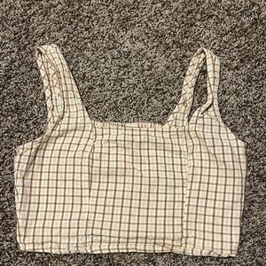🐻Billabong Plaid Crop Top🐻